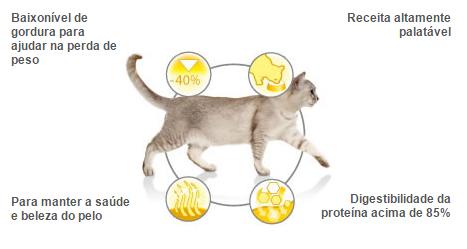 Benefícios de Pro Plan Adult Light Alimento Seco Gato